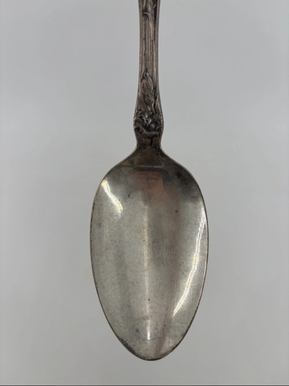 Antique Sterling silver carnation by Wallace serving spoon art Nouveau